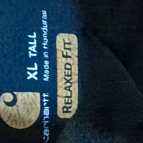 Carhartt Relaxed Fit Navy Blue Pullover Hoodie. Size XL Tall. - Picture 11 of 13